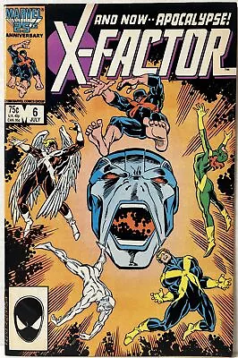 X-Factor #6 - 1st Appearance Of Apocalypse - Marvel 1986 *FN-VF* • $29.99