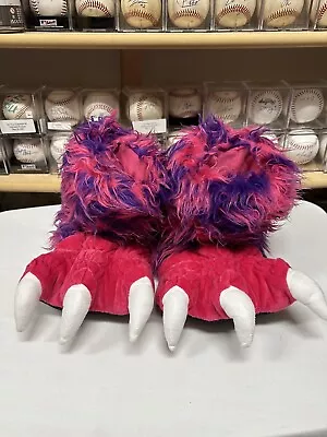 Lazy One Monster Slippers Adult Large (M 4-7) (W 5-8) • $11.99