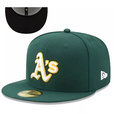 Oakland Athletics OAK MLB New Era 59FIFTY Fitted Cap - 5950 Green • $33.25