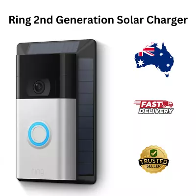 Ring Solar Charger For Video Doorbell (2nd) Solar Battery Charger Outdoors • $92.99