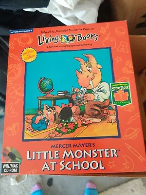 Little Monster At School Living Books PC GAME CD ROM 1994 Mercer Mayer • $15