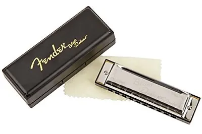 Fender Blues Deluxe 10-Hole Harmonica In The Key Of C With Case • $12.99