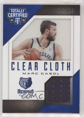 2014-15 Panini Totally Certified Clear Cloth Jersey Blue /199 Marc Gasol #77 • $5.13