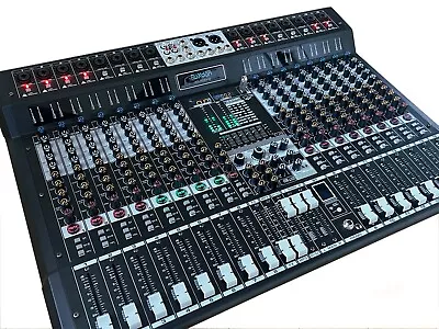 RoXdon Soundex-16 Multi Channel Sound Mixer Studio Mixing Desk Console • £349