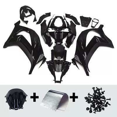 For ZX1000 2011 - 2015 Ninja ZX10R Kawasaki Gloss Matte Black Fairings Bodywork • $430.95