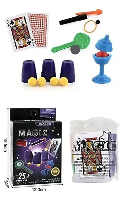 New Magic Trick Box Set Kids Magic Beginner Magic Kit Ideal Kids Gift • £9.59