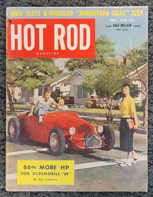 VintAge HOT ROD 1952 Dick Flint Roadster OAKLAND Show AMBR Jeep Olds Drag Racing • $22.59