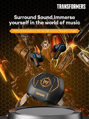 Monster Audio Hasbro Transformers  TF-T06 TWS Earbuds Headphones Scourge  • $27.99