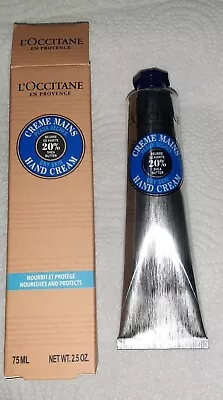 L'Occitane En Provence Shea Butter Dry Skin Hand Cream 75mL / 2.5oz NIB • $14.99