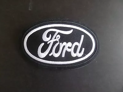  Ford Black  Automotive Iron On Embroidered Patch 2-1/2  X 4-1/4 • $4.25