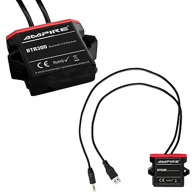 Genuine Ampire BLUETOOTH Interface AUX Jack MP3 USB Adapter Many Vehicles • $57.52