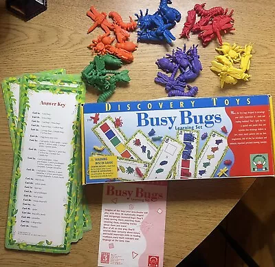 Vintage 2000 Discovery Toys Busy Bugs Learning Set 3+ Preschool Years • $23