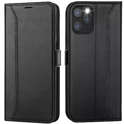 £13.87 • Buy Flip Case For IPHONE 11 Pro Max Rfid Protective Case Wallet Cover Book Cover