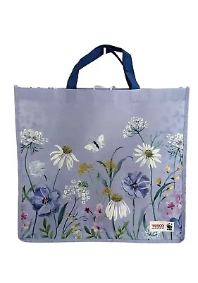 Tesco Large WWF Nature Flowers Ladybird Butterfly Shopping/Tote Recycled Bag NEW • £6.50