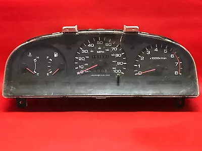 94-97 Nissan Truck D21 Gauge Instrument Cluster Tach Speedometer 167k For Parts • $139.99