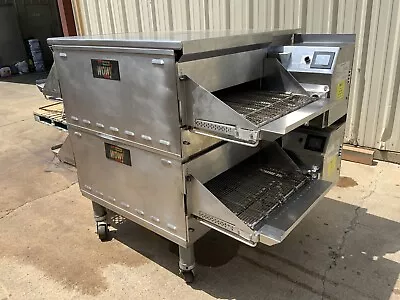 2018 Middleby Marshall PS638G Gas Conveyor Pizza Oven Double Stack WOW2 Nacho 2 • $9750