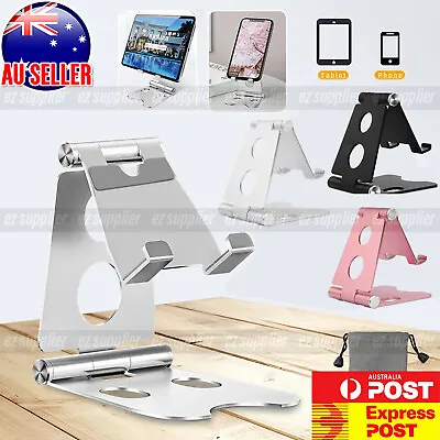 $9.19 • Buy Universal Folding Aluminum Tablet Mount Holder Stand For IPad IPhone Samsung HOT