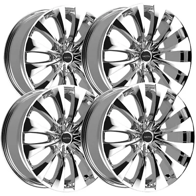 (Set Of 4) Motiv 436C Margin 16x7.5 5x108/5x4.5  +38mm Chrome Wheels Rims • $875.96