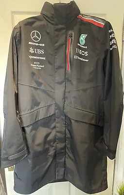 ** Authentic ** Mercedes AMG Petronas F1 Team Rain Jacket 2023 - Size XL • £50