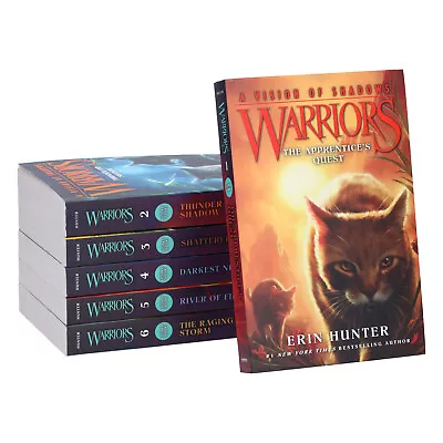 Warrior Cats: Series 6 A Vision Of Shadows 6 Books Collection Set - Ages 8+ - PB • £20.90