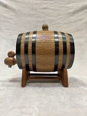 Mini Oak Barrel 3L Wine Barrel Oak Wooden Keg Whiskey Dispenser Wood • $30