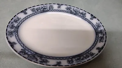 Antique Losol Ware Keeling & Co Ltd Burslem Blue/White. Beverley Serving Plate • £5