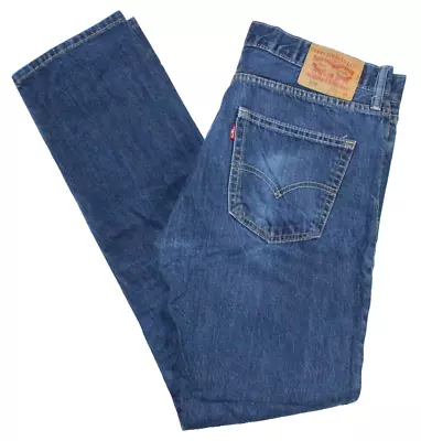 Levis 508 Regular Taper 100% Cotton Denim Mens Blue Jeans • Size 34 X 34 • $14.99