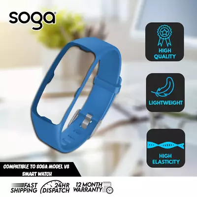 SOGA Smart Watch Compatible Strap Adjustable Replacement Wristband Bracelet • $14.90