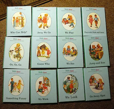 DICK AND JANE 12 Book Reading Collection Set Homeschool Gr K - 2 - NO Box • $19.99