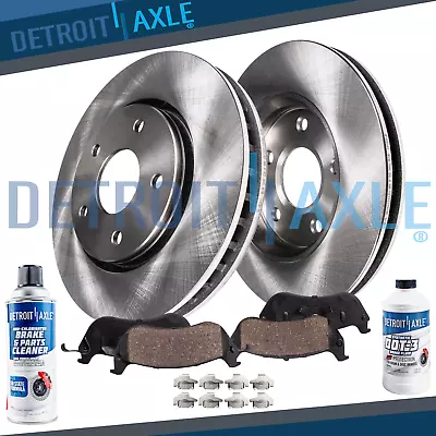 Front Brake Rotors + Ceramic Pads For Mercedes-Benz SLK280 W/ Sport Packge • $105.91