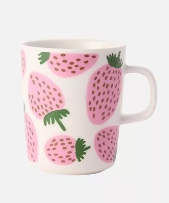 Marimekko Mansikka Mug 8x9.5cm Strawberry Asia Exclusive Limited Ver  JAPAN • $70