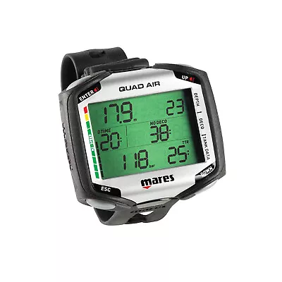 Mares Quad Air Dive Wrist Mount Computer Scuba Diving Dive 414169 • $499.95