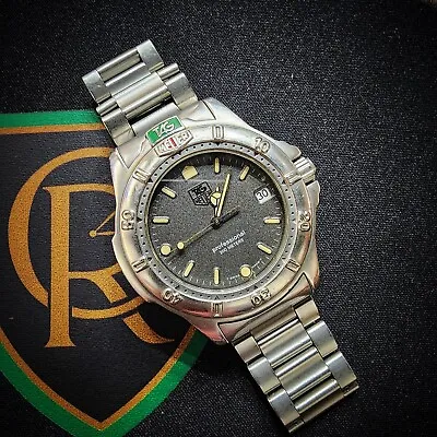 Vintage Tag Heuer 4000 Professional  Men's Quartz. TROPICAL LUME. • $349