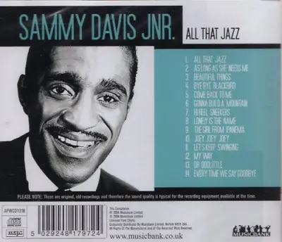 Davis Sammy Jr. - All That Jazz CD (2004) Audio Quality Guaranteed • £2.72