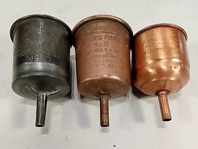 Vintage Lot Of 3 No.0 Coleman Lantern Lamp  Filtering  Funnels  • $19.99