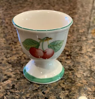 One Villeroy & Boch FRENCH GARDEN FLEURENCE Ribbed Egg Cups Excellent • $45