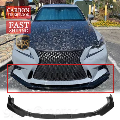 For Lexus IS250 IS350 F-Sport 2014-16 GT Style Carbon Front Bumper Lip Splitter • $69.99