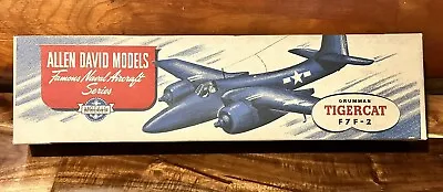 Tigercat F7F-2 Navy 1:48 Scale Wood Kit -David-Allen Models 1946 • $69.95