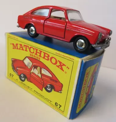 1960s Matchbox Regular Wheels #67 Volkswagen 1600 TL In Original Box Lesney Engl • $4.01