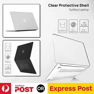 For Microsoft Surface Laptop 3 4 5 | Go 2 3 12.4  Clear Case Hard Shell Cover • $15.95