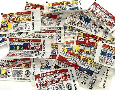 Vintage 1980s Lot Of 19 Bazooka Joe & His Gang Gum Comics Mail Order Inserts Art • $29.95