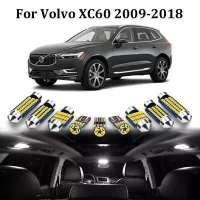 18pcs Canbus Bubs White LED Interior Light Kit Package For Volvo XC60 2009-2018 • $18.99