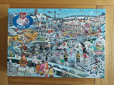 Jigsaw Puzzle 1000 Piece Mike Jupp Title  I LOVE WINTER . COMPLETE. • £5.99