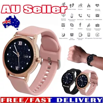 $38.52 • Buy Women Men Waterproof Bluetooth Smart Watch Phone Mate For IPhone Android IOS HQ