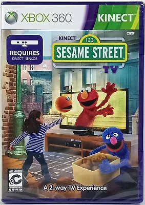 Kinect Sesame Street TV: Season 1 XBOX 360 BRAND NEW FACTORY SEALED US EDITION • $12.99