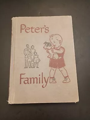 Vintage Scott Foresman & Co. Social Studies A Textbook Peter's Family 1948 • $9.95