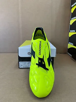 Diadora DDEleven LT MG14 Soccer Cleats Neon Green/Black New In Box • $55