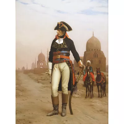 Gerome Napoleon Bonaparte In Egypt Painting Canvas Art Print Poster • £13.99