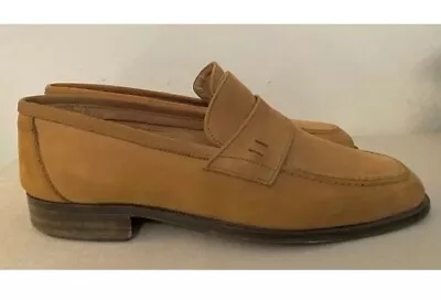 Trickers Mens Loafers Slip On Shoes Suede Light Tan Sand UK 8 EU 42 • £55
