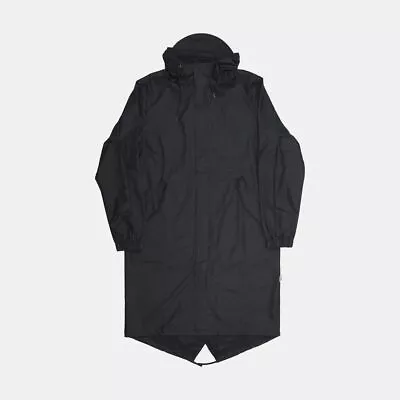 Rains Coat / Size S / Long / Mens / Black / Polyester • $68.38